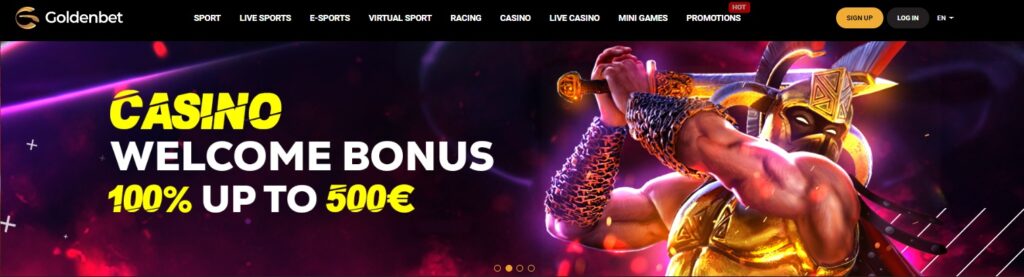 Goldenbet Casino overview.