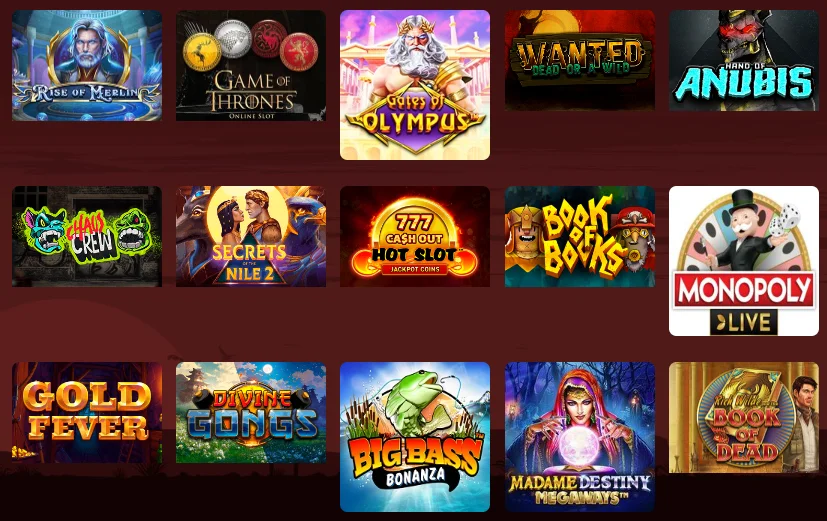 ScatterHall Casino Games