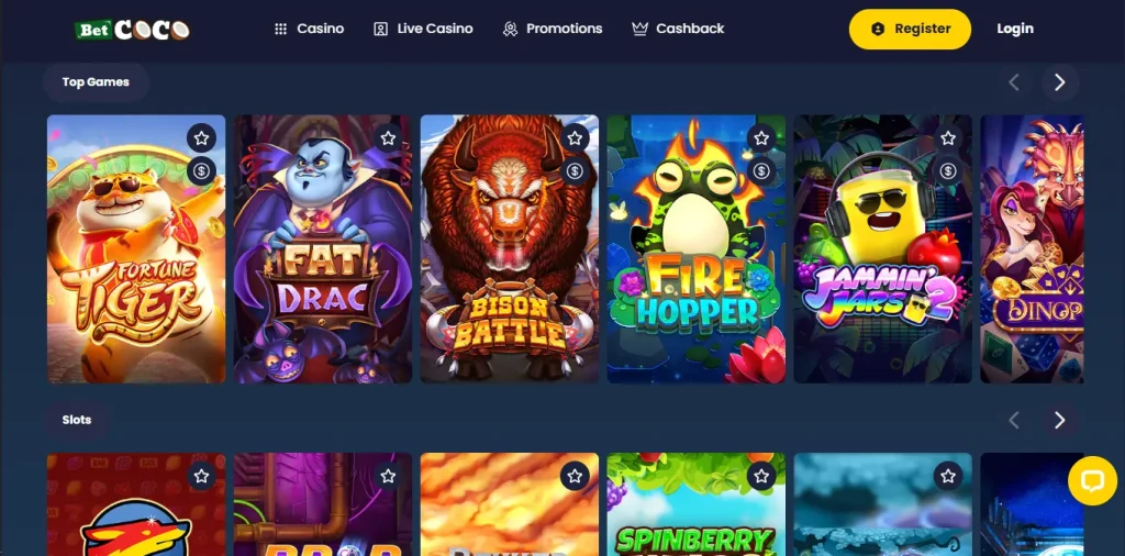 Top Games by BetCoco Casino.