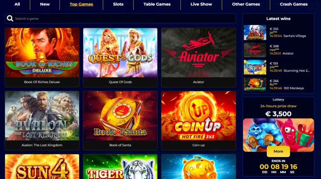 Top Games by Richy Reels Casino.