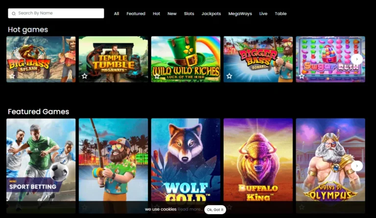 Hot featured games by Magic Win Casino