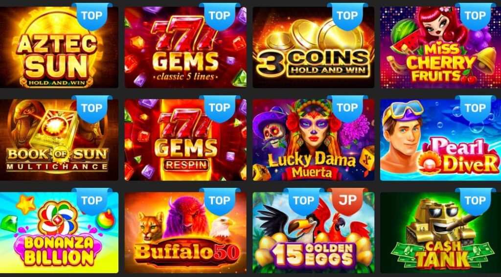 Games at Casiroom Casino