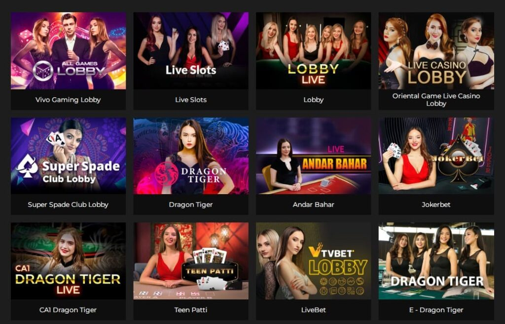 Live games at Orion Spins Casino