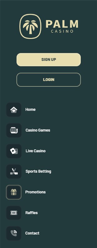 Mobile optimization at Palm Casino