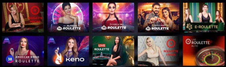 Live dealer games at Platinum Club VIP Casino