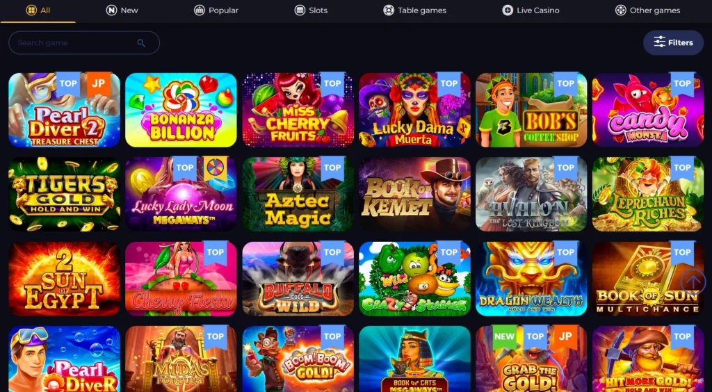 Richy Leo Casino games