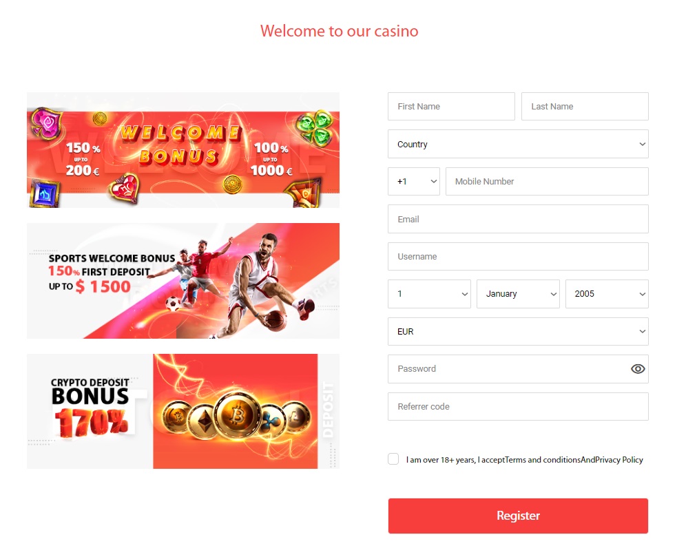 Rolletto Casino sign up