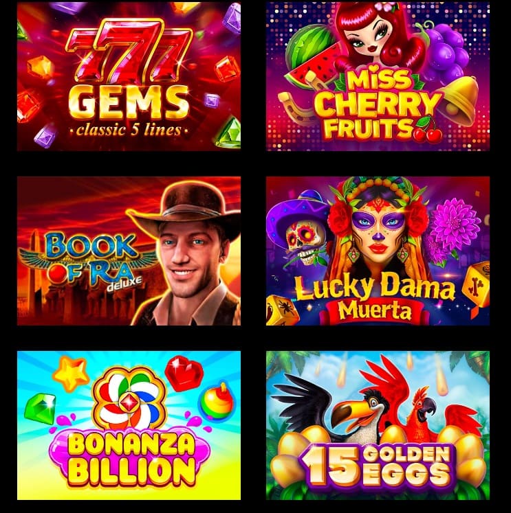 Games at Tropic Slots Casino