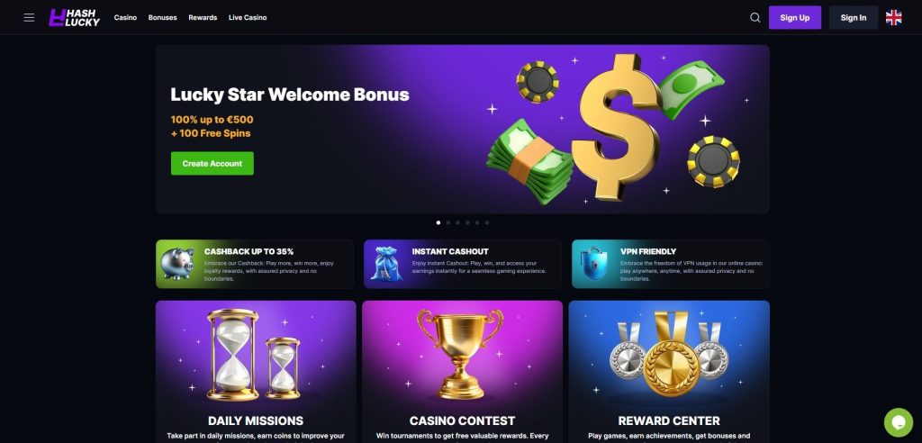 HashLucky Casino Reviews